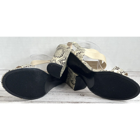 Bandolino Women’s Devin Block Heels Size 9M Tan Brown Slingbacks - Picture 9 of 16